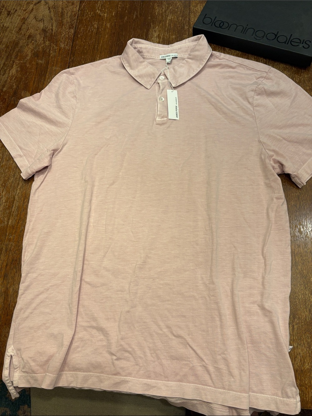James Perse Pale Pink Men's Polo Shirt